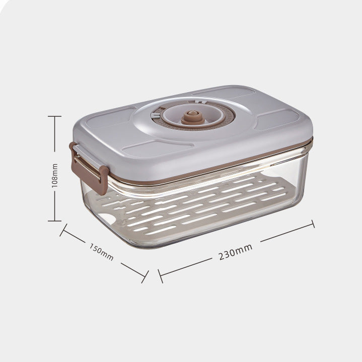 Transparent Food Vacuum Storage Box With Free Vacuum Kitchen Sealer