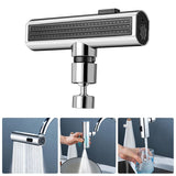 Rotating Kitchen Faucet Waterfall Outlet Splash