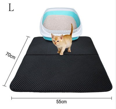 Double Layer Litter Cat Bed Pads Litter Mat