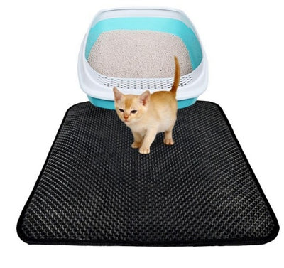 Double Layer Litter Cat Bed Pads Litter Mat