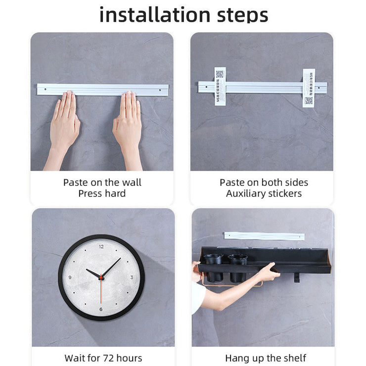 Multi-Use Kitchen Shelf Wall-Mount