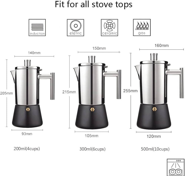 Diego Stovetop Espresso Maker – Authentic Italian Coffee