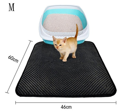 Double Layer Litter Cat Bed Pads Litter Mat