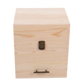 Wooden 3-Tier Tray Storage Box with 59 Grid Compartments, Ideal for Essential Oil Droplet Bottles