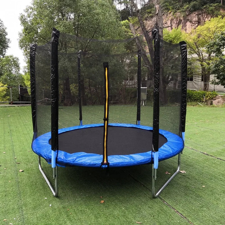 Trampoline Safety Net Enclosure with Zipper & Buckle Lock replacement – Anti-Fall Mesh for Secure Jumping Fun