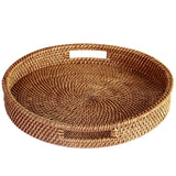 Hand-woven Rattan Wicker Basket