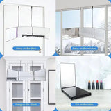 3-Way Folding Hanging Mirror – Portable, Space-Saving & Sleek Design