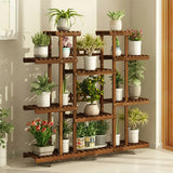 Grandeur 11-Tier Pine & wood Plant Stand