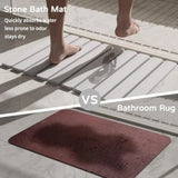 Luxury Quick-Dry Foldable Stone Bathroom Mat