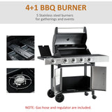The Bit of Alright™ Grill Master™ 4+1 Deluxe Gas BBQ