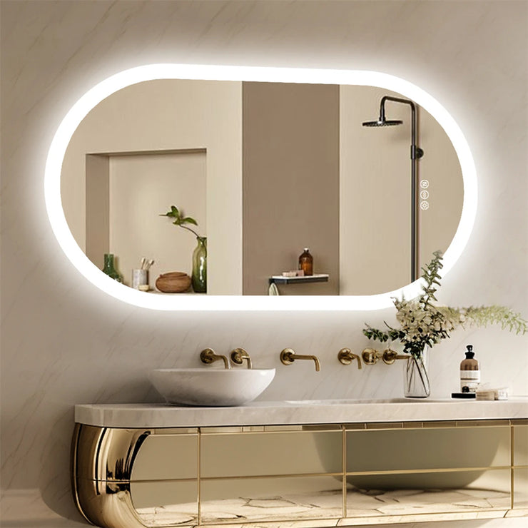 Aurora Oval LED Smart Mirror