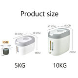 Premium Rice Dispenser & Food Storage Container (5KG/10KG)