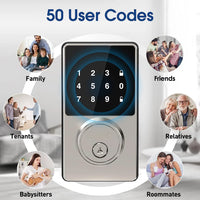 Keyless Entry Smart Lock with Touchscreen Keypad