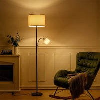 Lumo Twin Elegance Floor Lamp – Dual Lighting for Contemporary Living