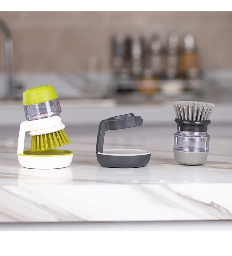 Dish Brush With Soap Dispenser