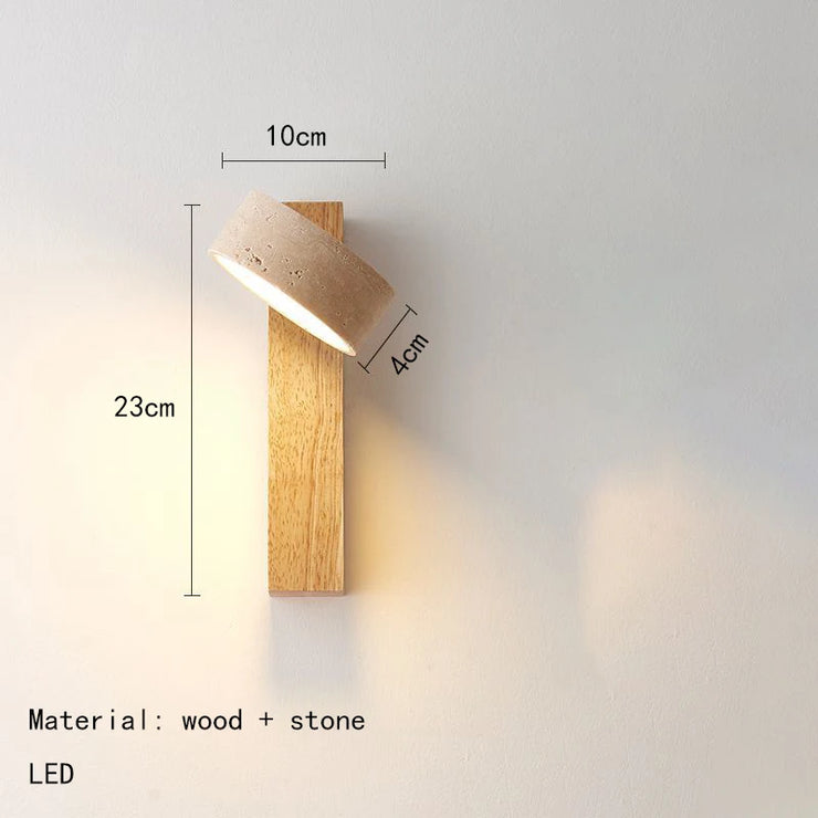 Rotating LED Wall Lamp – Where Japanese Elegance Meets Modern Illumination