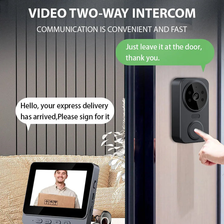 SmartView 4.3” Wireless Video Doorbell