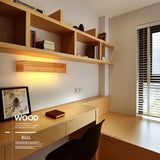 ZenWood LED Oak Wall Lamp – A Touch of Japanese Serenity