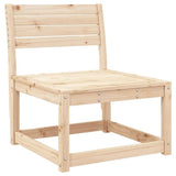 Modular Rustic 4-Piece Solid Pine Outdoor Lounge Set