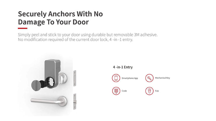 Pro Max Smart Lock with Bluetooth & Remote Unlocking