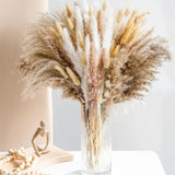 Boho Luxe Pampas Bouquet – 105pcs Dried Flower Arrangement