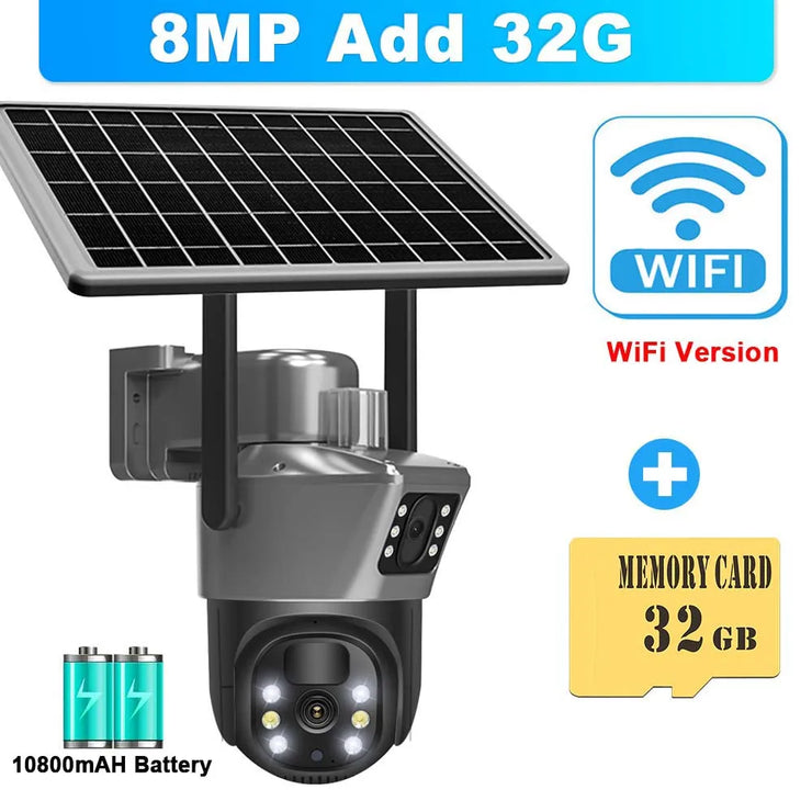 SolarGuard 4K Outdoor Security Camera