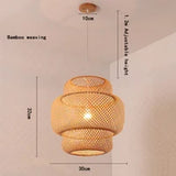 ZenWeave Bamboo Harmony Lamp – A Fusion of Eastern Elegance