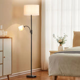 Lumo Twin Elegance Floor Lamp – Dual Lighting for Contemporary Living