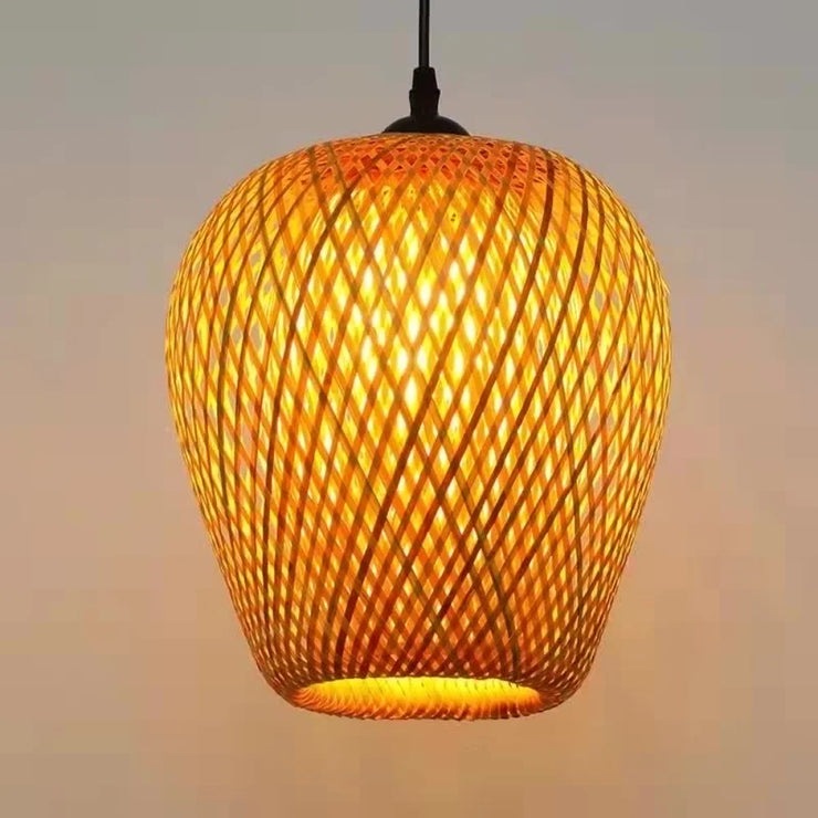 ZenWeave Bamboo Harmony Lamp – A Fusion of Eastern Elegance