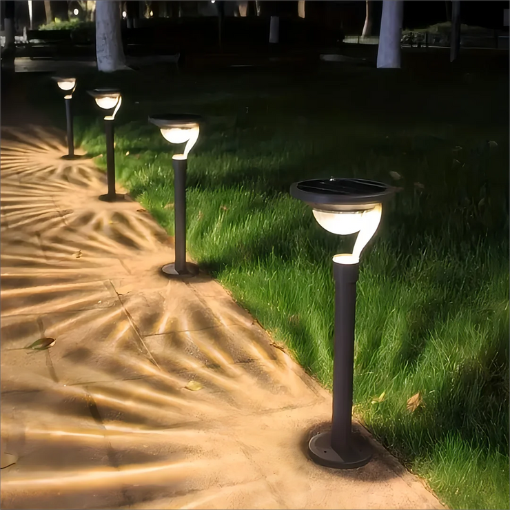 Chic Single Solar LED Garden Lamp, Super Bright & Weather-proof