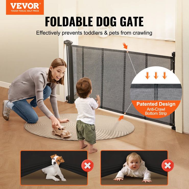 VEV Retractable Baby Gate – Safety and Convenience for Your Family