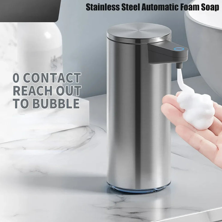 Automatic Stainless Steel Soap Dispenser – Smart, Hygienic & Touch-Free!