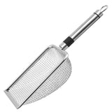 Litter Cleaning Tool, Metal Scooper Long Handle, Heavy Duty Kitty Litter Sifter