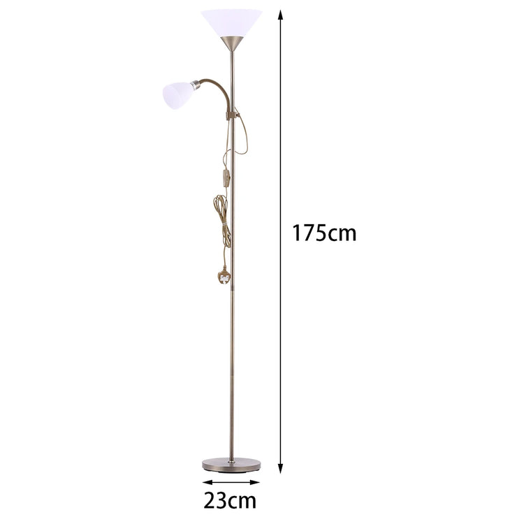 Ko-More Modern 2-Head Adjustable Floor Lamp – Sleek, Stylish & Functional