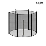 Trampoline Safety Net Enclosure with Zipper & Buckle Lock replacement – Anti-Fall Mesh for Secure Jumping Fun