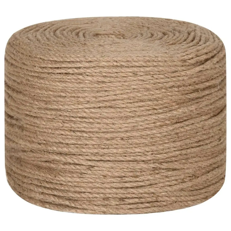 50m Durable 8mm Natural Jute Rope for Crafts & Gardening