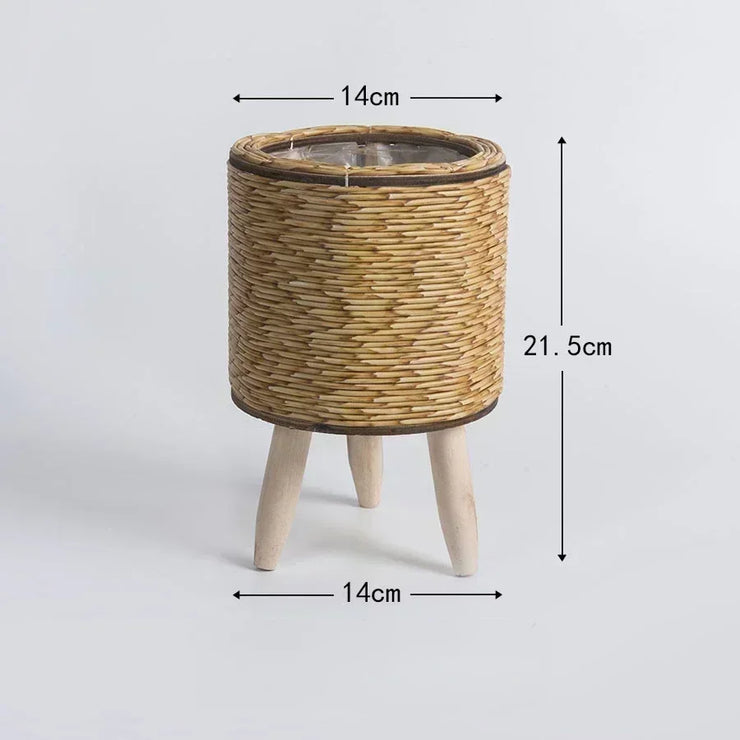 Handmade Rattan Plant Pots – Decorative Flower Pots for Indoor & Outdoor Use