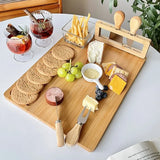 Opal Grove Bamboo Cheese Board Set – Ultimate Entertaining Elegance