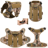 K9 Tactical Military Vest for Dogs – Training Harness & Leash Set for All Breeds