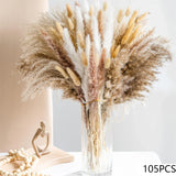 Boho Luxe Pampas Bouquet – 105pcs Dried Flower Arrangement