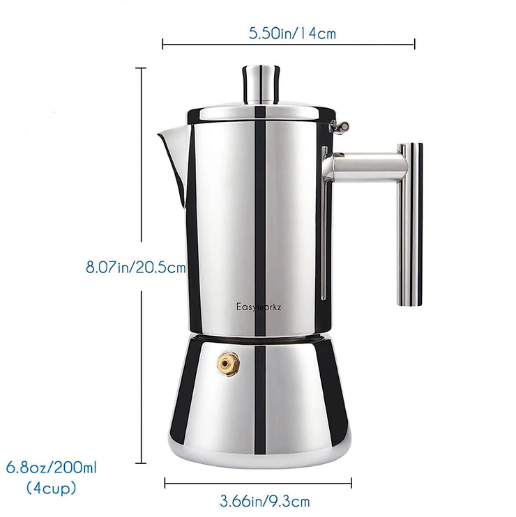 Diego Stovetop Espresso Maker – Authentic Italian Coffee