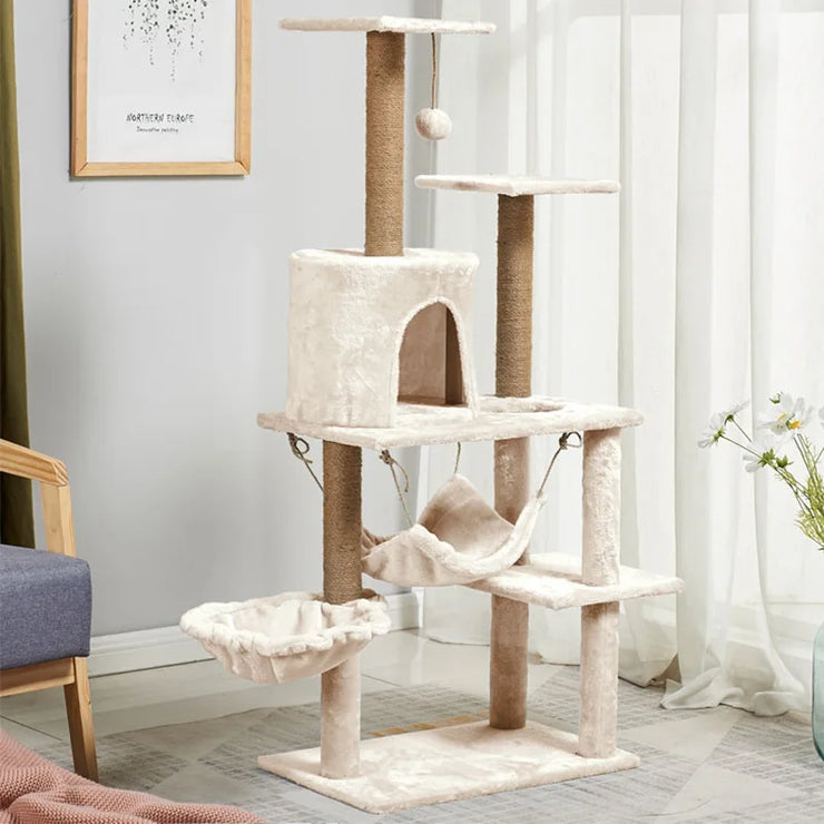 LuxPurr Multi-Layer Cat Tree House