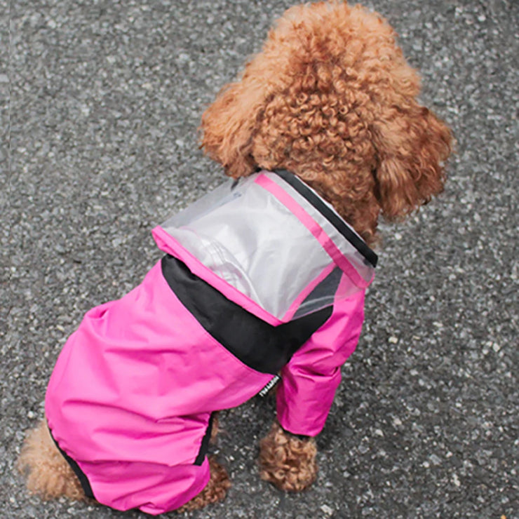 The Dog Face Waterproof Pet Raincoat – Ultimate Wet-Weather Protection for Your Pup!