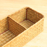 Hand Woven Storage Baskets With Dust Lids Storage