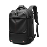 Men’s Expandable Travel Backpack with Vacuum Compression & 17-Inch Laptop Compartment