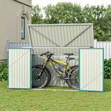 7x3ft Metal Bike Storage Shed – Secure & Weatherproof Outdoor Solution