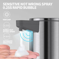 Automatic Stainless Steel Soap Dispenser – Smart, Hygienic & Touch-Free!