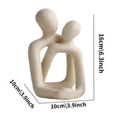 Heartfelt Harmony Resin Statue – A Timeless Embrace for Your Home