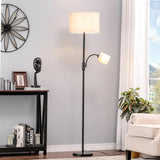 Lumo Twin Elegance Floor Lamp – Dual Lighting for Contemporary Living