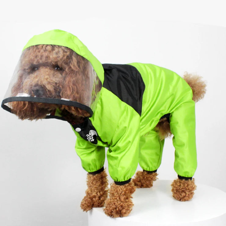 The Dog Face Waterproof Pet Raincoat – Ultimate Wet-Weather Protection for Your Pup!